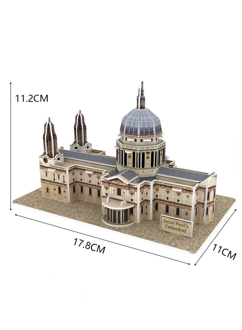 World Famous Building Puzzle St. Paul's Cathedral Children's Toy - Image 2